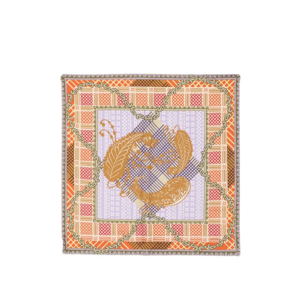 Mantero Orange Scarves Women